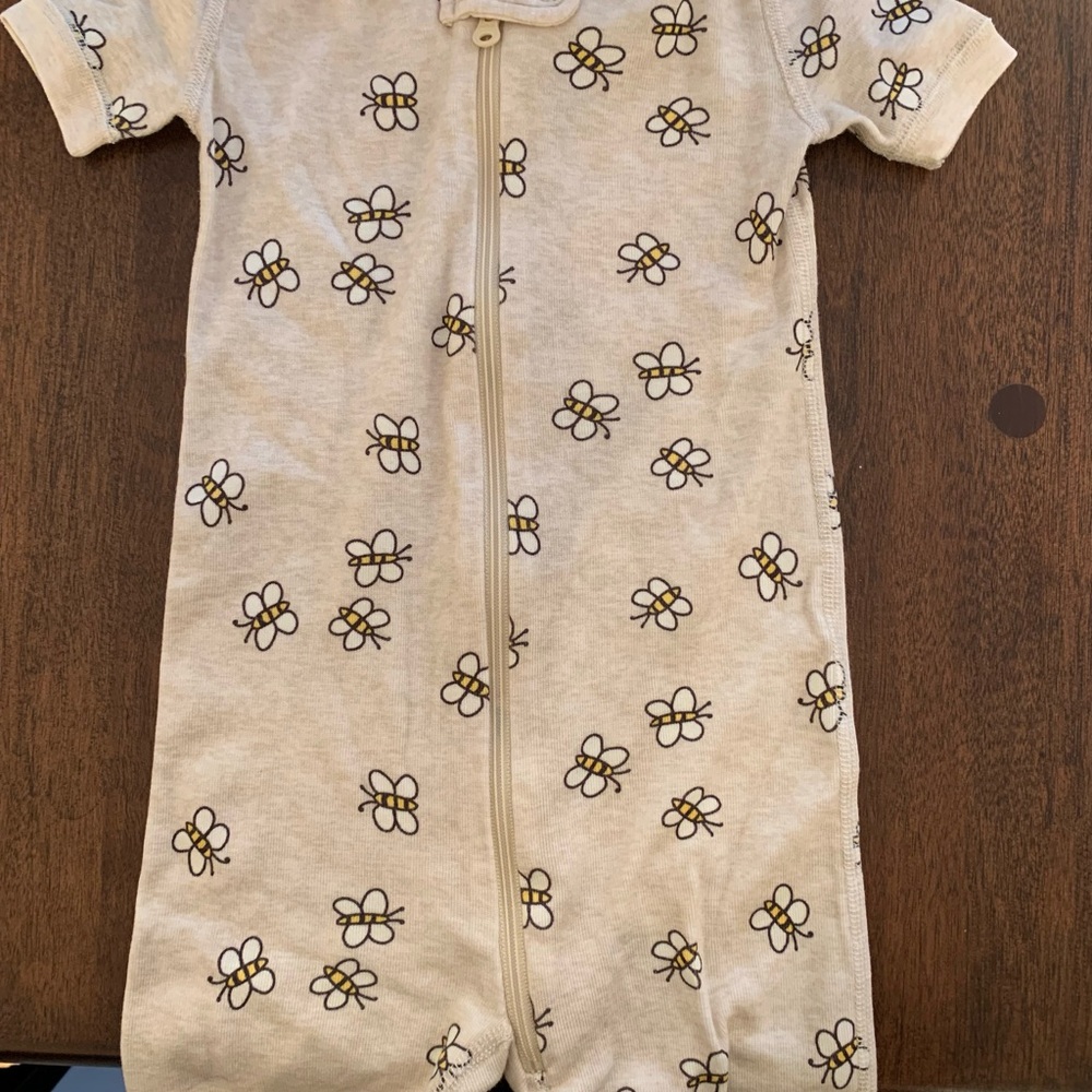 Hannah Andersson short pajama onesie